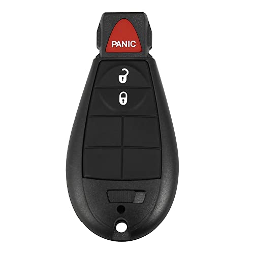 X AUTOHAUX Replacement Keyless Entry Remote Car Key Fob M3N5WY783X 433Mhz for Dodge Grand Caravan Challenger Charger Durango for Ram 3 Button with Door Key