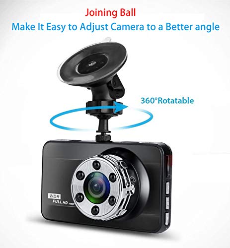 Glucrean Dash Cam Mount Compatible with ORSKEY / BOOGIIO / Apexcam / Ajvvf Dashcam, Suction Cup Mount Easy to Install and Use, Strong Suction Power Hight Durability and Removeable 2 Pcs