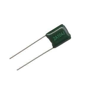cermant 20pcs 0.1uf 100v polyester capacitor 2a104j 100nf mylar film capacitor cl11 electrolytic capacitors for tv, lcd monitor, game