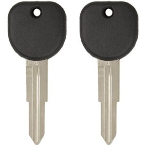 Keyless2Go Replacement for New Uncut Transponder Ignition Car Key B114 (2 Pack)