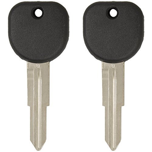 Keyless2Go Replacement for New Uncut Transponder Ignition Car Key B114 (2 Pack)