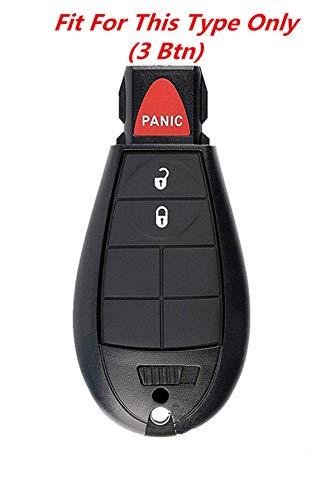 KAWIHEN Keyless Entry Remote Key Fob Skin Replacement for Chrysler Town AND Country Dodge Durango Grand Caravan Journey Ram 1500 2500 3500 Jeep Grand Cherokee GQ4-53T M3N5WY783X IYZ-C01C