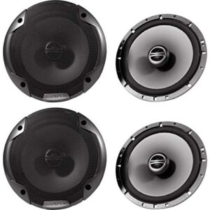 (2) Pairs Alpine Spe-6000 6.5" 2 Way Pair of Car Speakers Totalling 960 Watts Peak / 240 Watts RMS