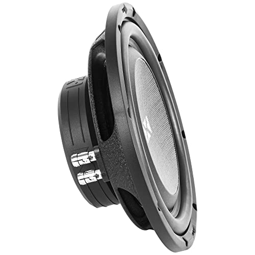 NVX SMW10D4 700W Peak (350W RMS) S-Series Shallow-Mount 10" Dual 4-Ohm Subwoofer