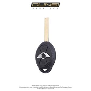 DUNSIHUI LX8F2V Car Key Fob Keyless Control Entry Remote Start 2 Button Vehicles Replacement Compatible with 2005-2007 Cooper S R50 R53