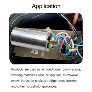 weideer 30uF MFD 370/450 VAC CBB65 Capacitor 50/60 Hz for Condenser Straight Cool or Heat Pump Air Conditioner or AC Motor Run and Fan Starting