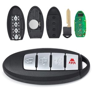 Keymall Keyless Entry Remote Key Fob Replacement for Infiniti Q50 2014 2015 2016 FCC ID:KR5S180144203 P/N:285E3-4HD0C 4A Chip 4 Buttons