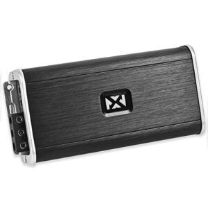 nvx vadm4 400w rms full range class d 4-channel car/marine/powersports compact micro amplifier – marine certified