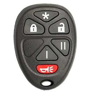 keyless2go replacement for keyless entry universal remote car key fob for select gm vehicles that use ouc60270 & ouc60221 15913421, 20868672