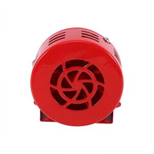 Air Raid Siren 12V Red Automotive Motorcycle Horns Air Raid Siren Horn Car Truck Motor Driven Alarm Loud Electric Motor Driven Horn/Alarm/Siren (Air Raid)