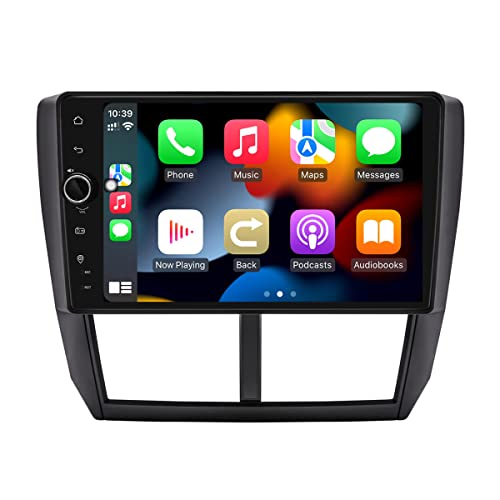 Joying 9 Inch Android Car Radio 8GB+128GB for Subaru Forester WRX 2008-2012 Impreza WRX 2007-2011 Car Stereo Support Wireless Carplay Android Auto GPS Navigation Bluetooth 5.1 AM/FM Subwoofer Output