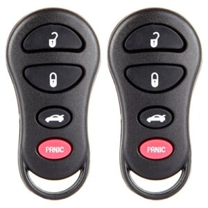 ECCPP for Jeep Liberty Keyless Entry Remote Key Fob for Jeep for Dodge Series GQ43VT17T (Pack of 2)