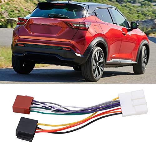 Vehicle Radio Wire, Car Radio Wiring Harness Stereo Adapter ISO Cable Plug Replacement for Nissan Juke