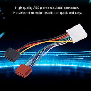 Vehicle Radio Wire, Car Radio Wiring Harness Stereo Adapter ISO Cable Plug Replacement for Nissan Juke