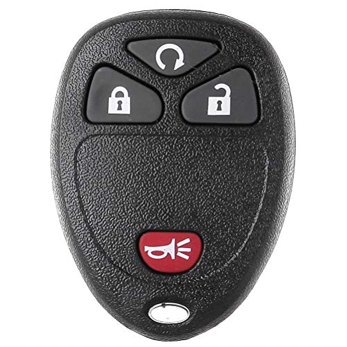 SCITOO Keyless Entry Remote Control Key Fob Clicker Transmitter 4 Buttons 1PC fits 2007-2016 Chevrolet Buick GMC Pontiac Cadillac Saturn Suzuki M3N5WY8109 OUC60270 OUC60221N 850K60270