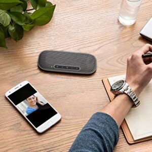 Lenovo 700 Ultraportable Bluetooth Speaker, USB-C & NFC Connectivity, Rechargeable Battery, 2 Hour Charge for 12 Hours Play, IPX2 Splash Resistance, Black