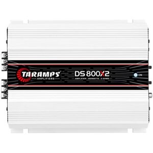 taramps ds 800×2 2 channels 800 watts rms, full range 2 ohms, car audio amplifier multichannel class d crossover high/low pass.