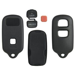 Keyless2Go Replacement for New Shell Case for Remote Key Fob with FCC HYQ1512Y HYQ1512P HYQ12BBX HYQ12BAN - Shell ONLY