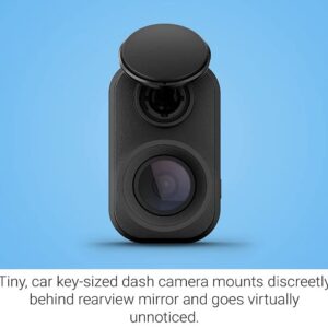 Garmin Dash Cam Mini 2, 1080p, 140-degree FOV, Incident Detection Recording (International Version) and 16GB SD Card Included, Black