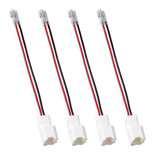 HSTECH PC2-28 2 Pairs (4 Pack) Car Speaker Wiring Harness Compatible with Nissan 2004-2019, Infiniti 2006-2018 Model