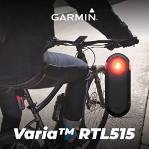 Garmin Varia RTL515 Cycling Rearview Radar with Visual and Audible Alerts for Vehicles and Wearable4U Power Bundle