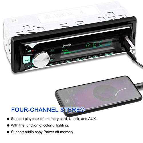 Auto Player Control,12V Card U Disk Bluetooth Car MP3 Player FM Radio Stereo Remote Control Autoradio Video