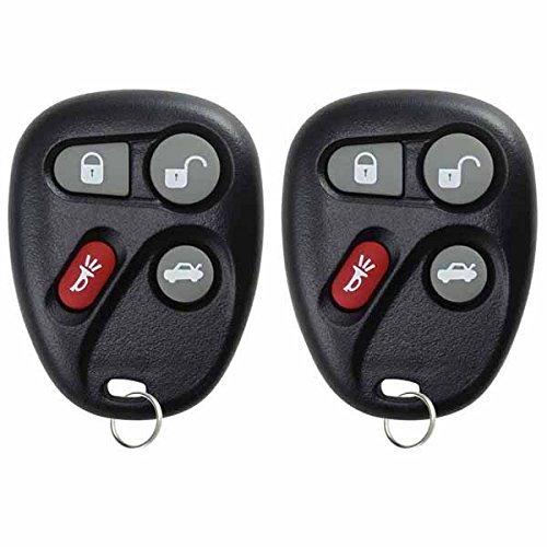 KeylessOption Keyless Entry Remote Control Car Key Fob Replacement for 25665574, 25665575 (Pack of 2)