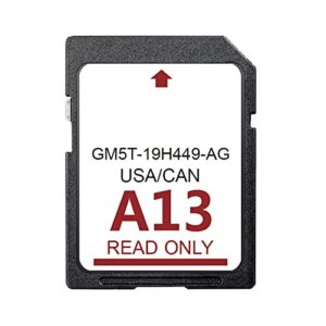 2022 a13 navigation car gps sd card gm5t-19h449-ag compatible with lincoln&ford support usa/canada new maps