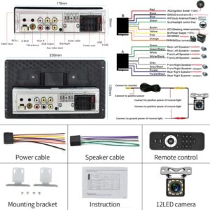 Single Din Car Stereo Single Din Apple Carplay 100ft Led Strip Lights