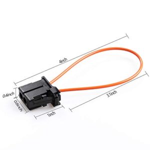 Easyget Fiber Most Optical Optic Loop Bypass Male Adapter for Mercedes Benz, Audi, BMW, VW, Porsche