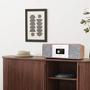 LEMEGA MSY3 Music System,WIFI Internet Radio,FM Digital Radio,Spotify Connect,Bluetooth Speaker,Stereo Sound,Wooden Box,Headphone-out,Alarms Clock,40 Pre-sets,Full Remote and App control-Walnut Finish