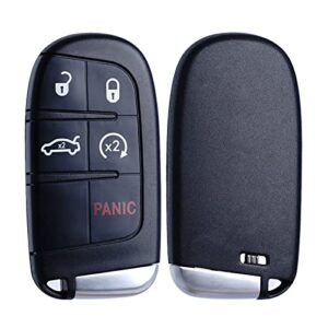 Key Fob Replacement Compatible for Chrysler 300 Dodge Charger 2011 2012 2013 2014 2015 2016 2017 2018 Challenger 2015-2018 Dart 2014-2016 Smart Key Car Keyless Entry Remote Control M3N-40821302