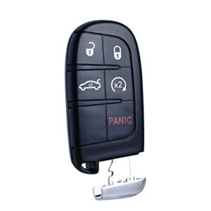 Key Fob Replacement Compatible for Chrysler 300 Dodge Charger 2011 2012 2013 2014 2015 2016 2017 2018 Challenger 2015-2018 Dart 2014-2016 Smart Key Car Keyless Entry Remote Control M3N-40821302