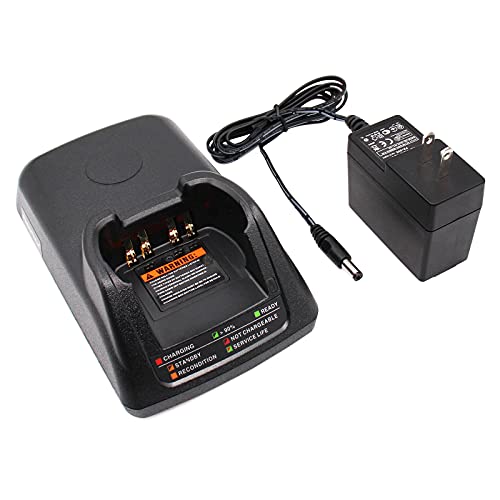 Single-Unit Rapid Rate Charger for Motorola APX7000 APX6000 APX8000 SRX2200N Radios NNTN8930 NNTN7038A NNTN7038B Battery WPLN7080 WPLN7080A (NO-IMPRES)