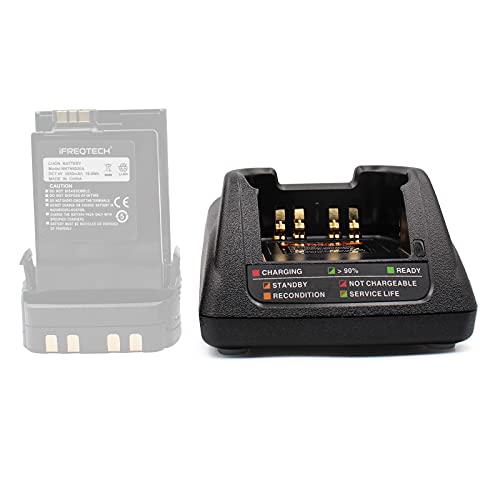 Single-Unit Rapid Rate Charger for Motorola APX7000 APX6000 APX8000 SRX2200N Radios NNTN8930 NNTN7038A NNTN7038B Battery WPLN7080 WPLN7080A (NO-IMPRES)