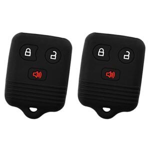 2 key fob keyless entry remote cover protector for ford lincoln mercury mazda cwtwb1u345