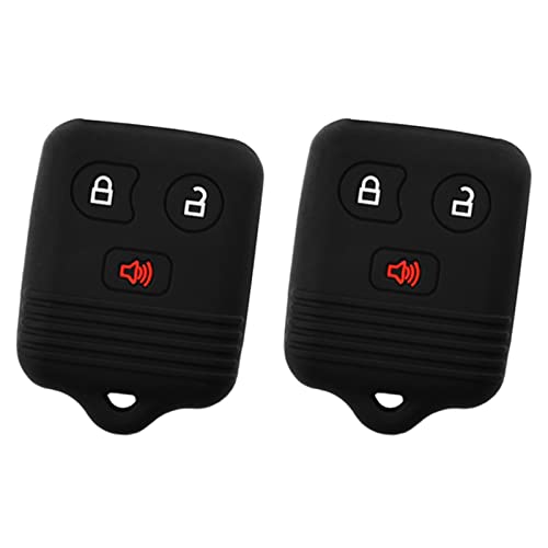 2 Key Fob Keyless Entry Remote Cover Protector for Ford Lincoln Mercury Mazda CWTWB1U345