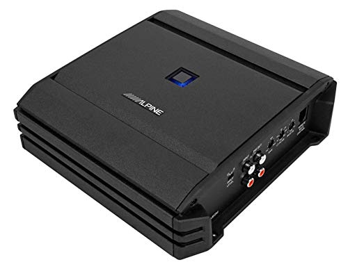 ALPINE S-A60M 600 Watt RMS Mono Car Audio Amplifier Subwoofer Class-D+Bass Knob