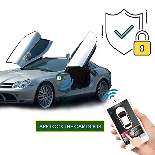 Old Car Upgrade Keyless Entry Close Windows Open Trunk Automatically, 3 Ways Lock/Unlock The Car- Shaking Phone/App Control/Phone Sensor