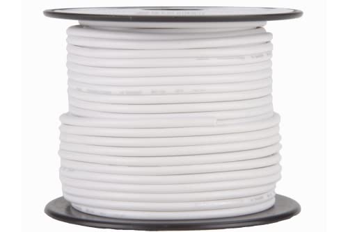 Audiopipe 14 GA Gauge 100' White Car Audio Home Primary Wire