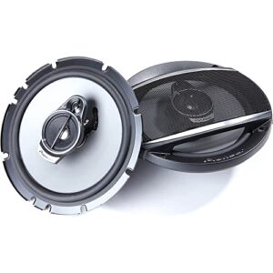 pioneer ts-a652f a series 6-1/2″ 3-way, 320 w max power, carbon/mica-reinforced impp cone, 11mm tweeter and 1-5/8″ cone midrange – coaxial speakers (pair)