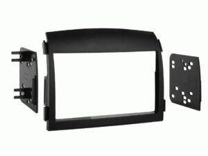 carxtc double din install car stereo dash kit for a aftermarket radio fits 2006-2008 hyundai sonata u.s only trim bezel is black