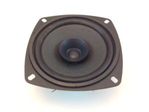 4″ replacement speaker with dual cone, 8oz magnet 10 watts @ 8 ohms