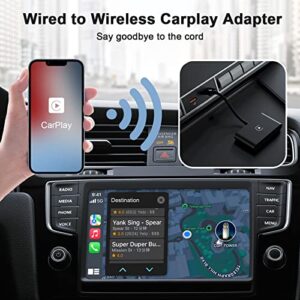 DaoChuang Car Wireless CarPlay,The Original Cable CarPlay Upgrade and converts Wireless Dash Mount Apple CarPlay, CarPlay Adapter for iPhone,car in-Dash Navigation GPS Unit.