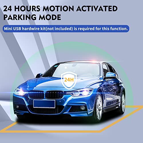 Dash Cam WiFi Abask,Dash cam Front and Inside with 32G SD Card,4K+1080P Dash Camera for Cars, 310° Wide Angle,Night Vision WDR G-Sensor Parking Monitor Loop Recording Motion Detector