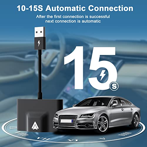 Android Auto Wireless Adapter,Wireless Android Auto Adapter,Wireless Android Auto,Easy Setup AA Wireless Android Auto Dongle for Android Phones Converts Wired Android Auto to Wireless.