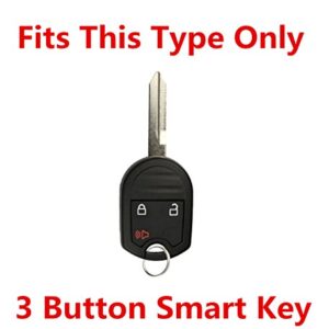 Rpkey Silicone Keyless Entry Remote Control Key Fob Cover Case protector Replacement Fit For Ford E-150 E-250 E-350 Super Duty F-150 F-250 F-350 Explorer Edge Flex Fusion CWTWB1U793 164-R8070