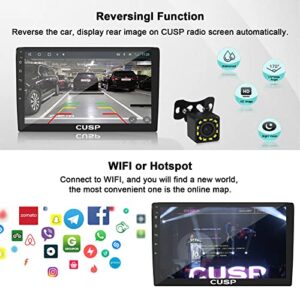 2023 New 9 Inch Android Car Stereo Radio GPS Navigation 8+128G Universal Double Din 1280X720 QLED Screen Wireless Apple Carplay Android Auto in-Dash Kit Head Unit Multimedia Player,Play Store,YouTube