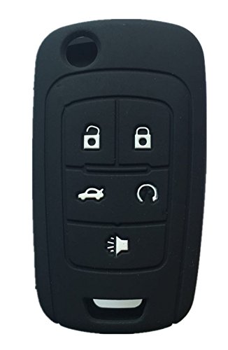 Rpkey Silicone Keyless Entry Remote Control Key Fob Cover Case protector Replacement Fit For Buick Encore LaCrosse Regal Verano OHT01060512 5461A-01060512