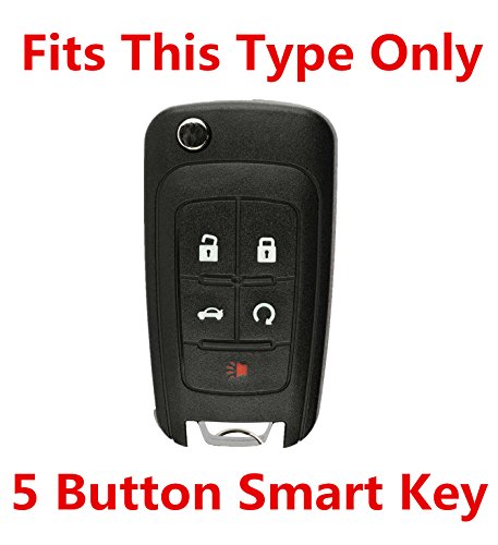 Rpkey Silicone Keyless Entry Remote Control Key Fob Cover Case protector Replacement Fit For Buick Encore LaCrosse Regal Verano OHT01060512 5461A-01060512